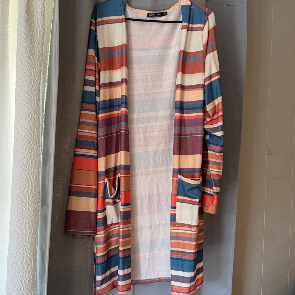 Striped Multicolor Cardigan
